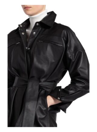 Remain Birger Christensen Hemdblusenkleid Melanie, Schwarz
