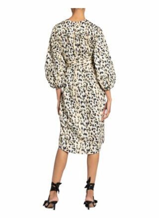 Remain Birger Christensen Kleid Milla mit 3/4-Arm, Schwarz