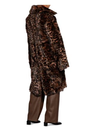 Remain Birger Christensen Lammfellmantel Quin, Braun