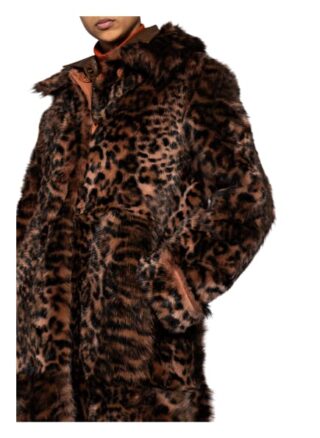 Remain Birger Christensen Lammfellmantel Quin, Braun