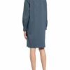 Repeat Hemdblusenkleid, Blau