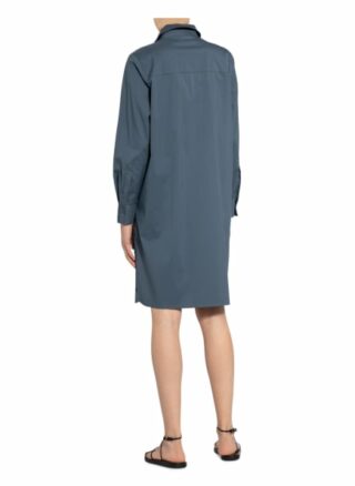 Repeat Hemdblusenkleid, Blau