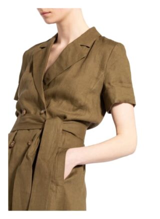 Riani Hemdblusenkleid aus Leinen, Grün