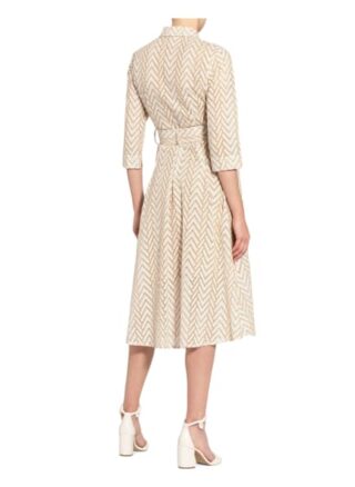 Riani Hemdblusenkleid aus Lochspitze, Weiß