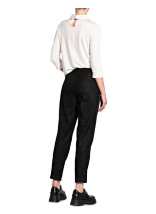 Riani Hose mit Galonstreifen, Schwarz