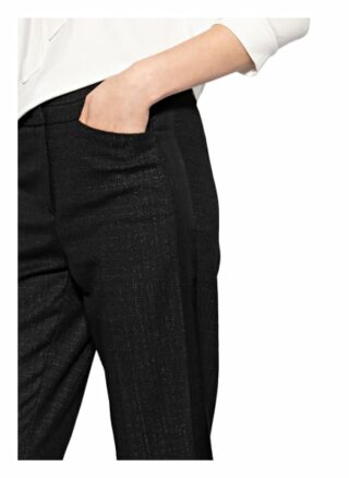 Riani Hose mit Galonstreifen, Schwarz