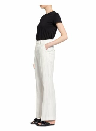 Riani Hose mit Leinen, Weiß