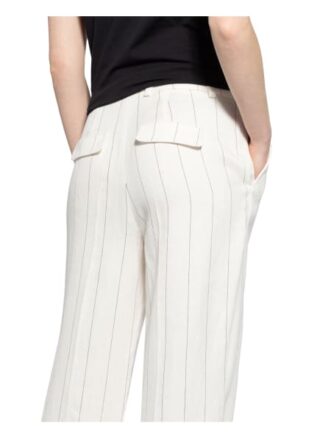 Riani Hose mit Leinen, Weiß