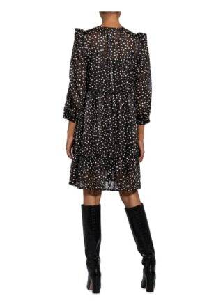 Riani Kleid mit 3/4-Arm, Schwarz