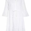 Riani Kleid mit 3/4-Arm, Weiß