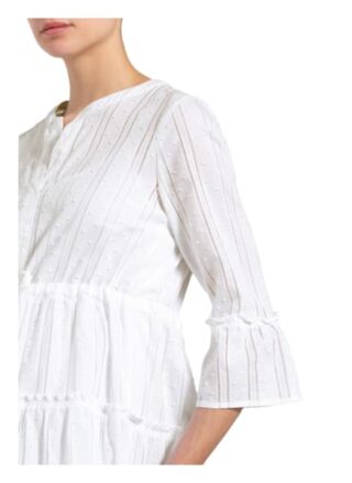 Riani Kleid mit 3/4-Arm, Weiß