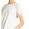 Riani Kleid mit Lochspitze, Weiß