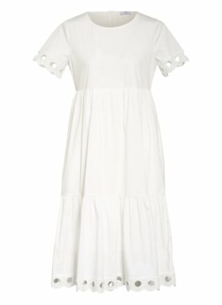 Riani Kleid mit Lochspitze, Weiß
