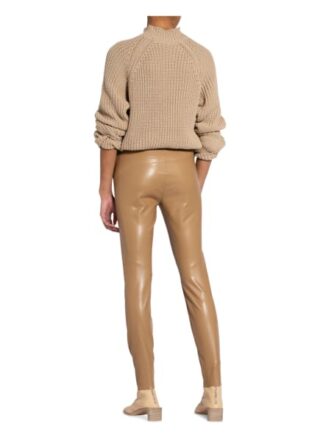 Riani Leggings in Lederoptik, Beige
