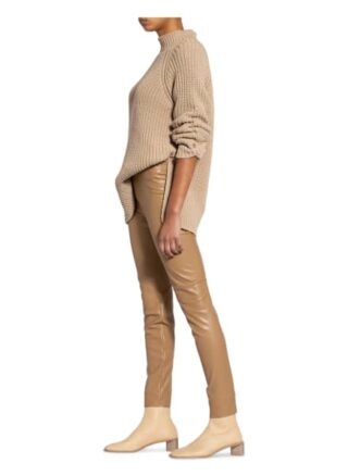 Riani Leggings in Lederoptik, Beige