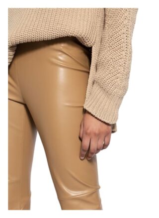 Riani Leggings in Lederoptik, Beige