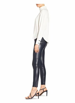 Riani Leggings in Lederoptik, Blau