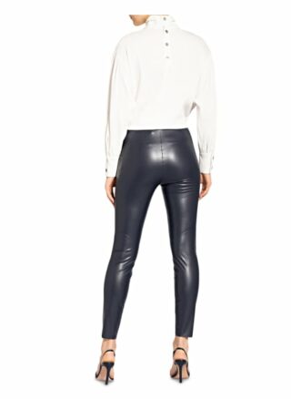 Riani Leggings in Lederoptik, Blau