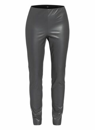 Riani Leggings in Lederoptik, Grau