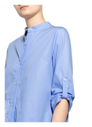 Rinascimento Hemdblusenkleid mit 3/4-Arm, Blau