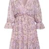 Rinascimento Kleid, Lila