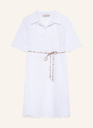 Rinascimento Kleid aus Lochspitze, Weiß