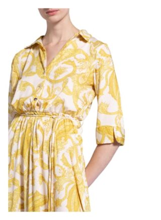 Rinascimento Kleid mit 3/4-Arm, Gelb