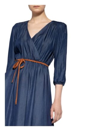 Rinascimento Kleid mit 3/4-Arm in Jeansoptik, Blau