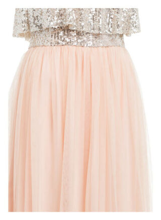 Rinascimento Kleid mit Paillettenbesatz, Pink
