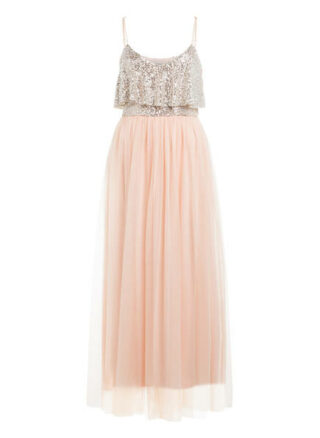 Rinascimento Kleid mit Paillettenbesatz, Pink