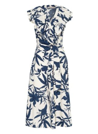 Rinascimento Kleid mit Volants, Blau