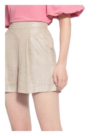 Rinascimento Shorts mit Leinen, Beige