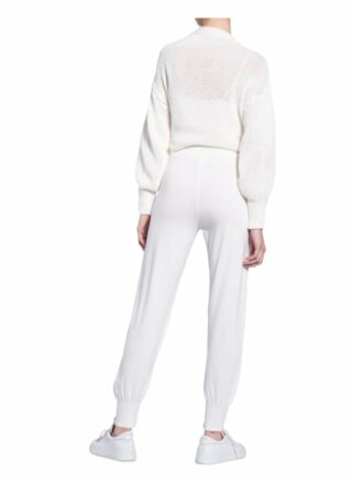 Rinascimento Strickhose im Jogging-Stil, Beige