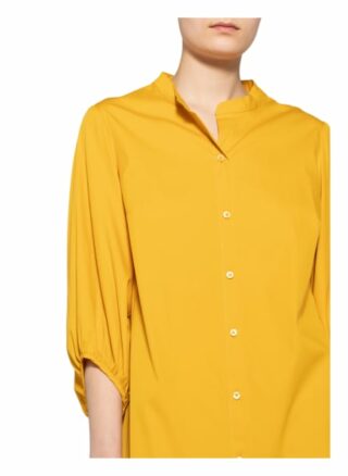 Robe Légère Hemdblusenkleid mit 3/4-Arm, Gelb