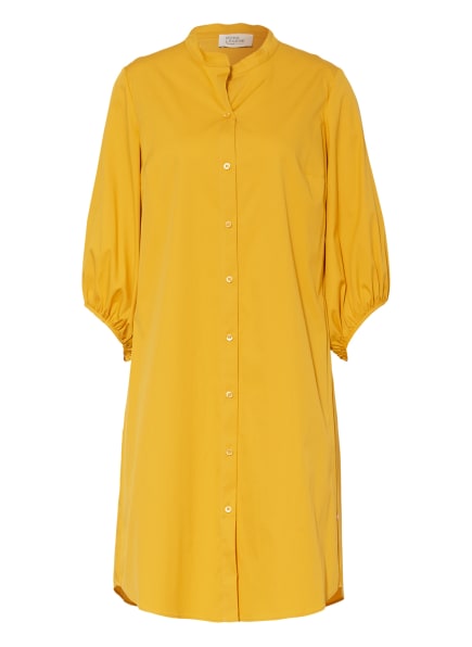 Robe Légère Hemdblusenkleid mit 3/4-Arm, Gelb Robe Légère Hemdblusenkleid mit 3/4-Arm, Gelb