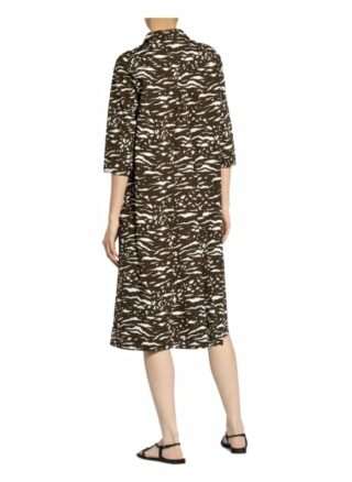 Robe Légère Hemdblusenkleid mit 3/4-Arm, Grün
