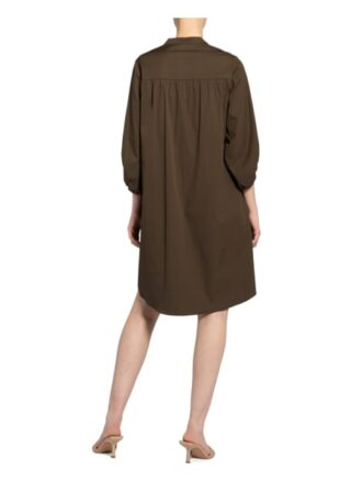 Robe Légère Hemdblusenkleid mit 3/4-Arm, Grün