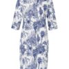 Robe Légère Kleid mit 3/4-Arm, Blau