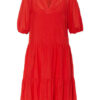 Robe Légère Kleid mit 3/4-Arm, Rot