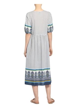 Robe Légère Kleid mit 3/4-Arm, Weiß