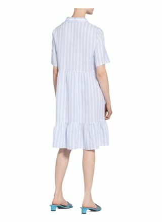 Robert Friedman Leinenkleid, Blau