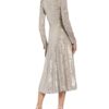Rotate Birger Christensen Cocktailkleid Sierra, Grau