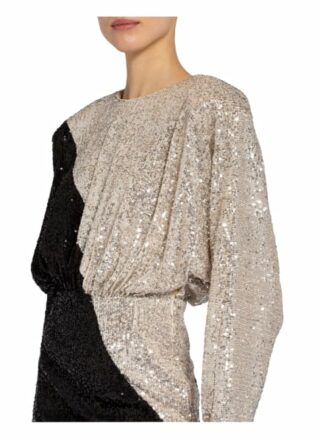Rotate Birger Christensen Kleid Billie, Schwarz