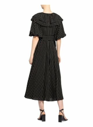 Rotate Birger Christensen Kleid Ellie, Schwarz