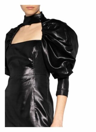 Rotate Birger Christensen Kleid Kaya, Schwarz