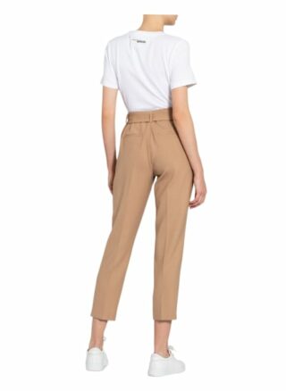 S.Oliver Black Label 7/8-Paperbag-Hose, Braun