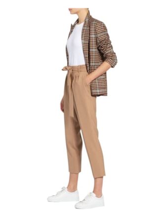 S.Oliver Black Label 7/8-Paperbag-Hose, Braun