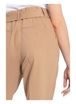 S.Oliver Black Label 7/8-Paperbag-Hose, Braun