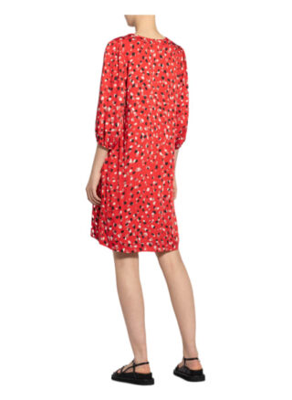 S.Oliver Black Label Kleid mit 3/4-Arm, Rot