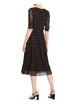 S.Oliver Black Label Kleid mit 3/4-Arm, Schwarz